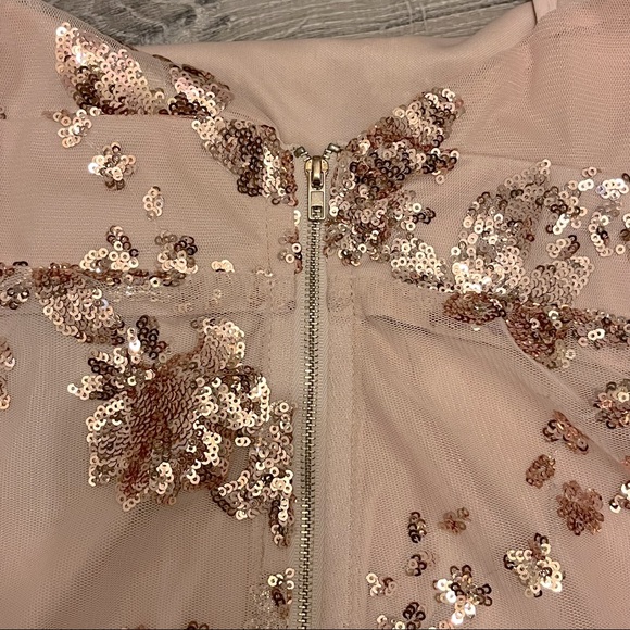 NWT nude & sequin mini dress by boohoo - Picture 5 of 9